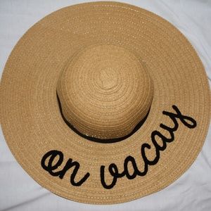 On Vacay Floppy Beach Hat